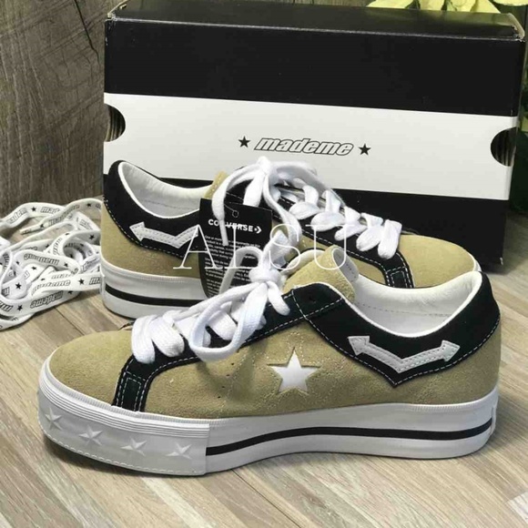 Converse xMademe One Star Platform Wood Ash SuedeW - Picture 5 of 8